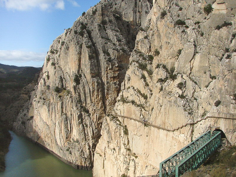 Ausgang des Caminito in El Chorro