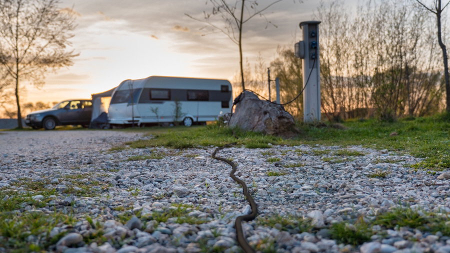 Strom in Wohnmobil und Wohnwagen - Kabel abgerollt