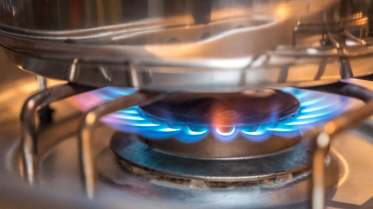Gasflamme im Camper