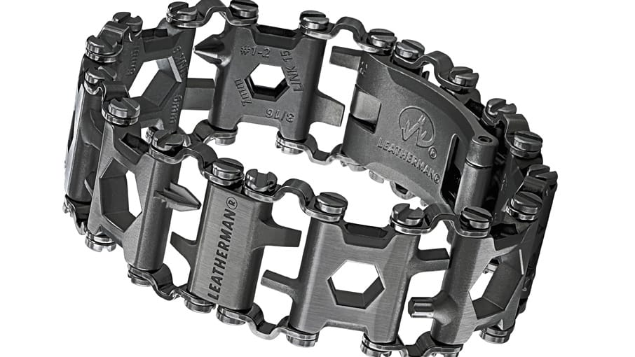 Ein Camping Gadget fuer das Handgelenk ein Leatherman