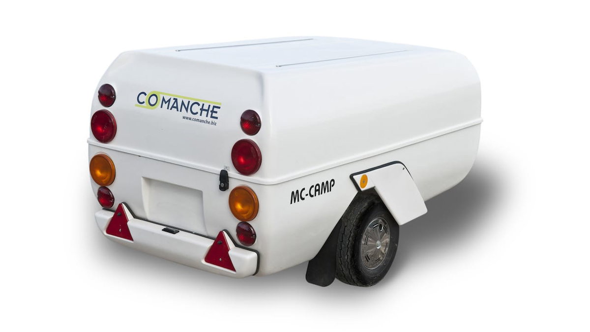 Der Faltcaravan Comanche zusammengeklappt