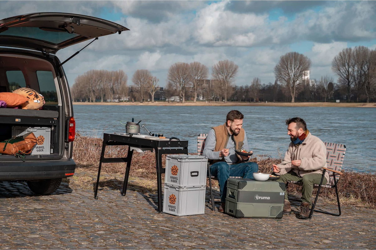 The "Koche" camping kitchen is flexible and adapts to your needs. © travel tiger