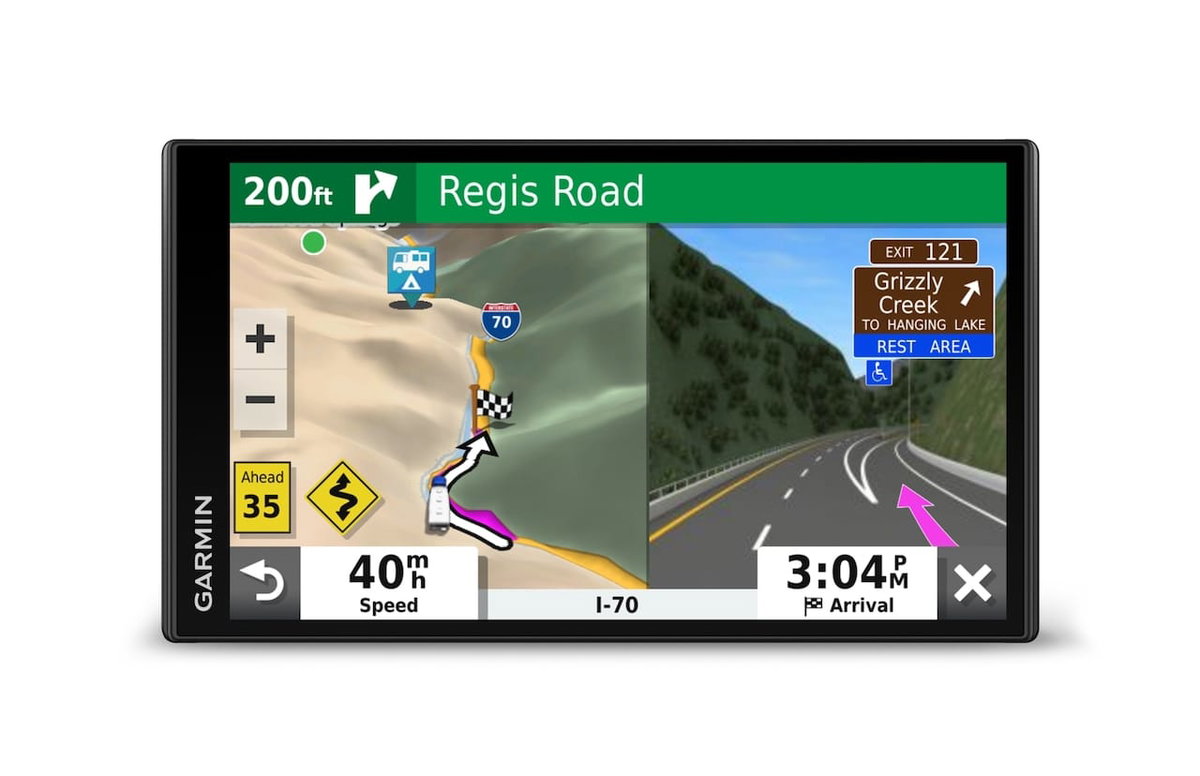 Navigationsgerät von Wohnmobilen und Wohnwagen Garmin Camper 780 MT