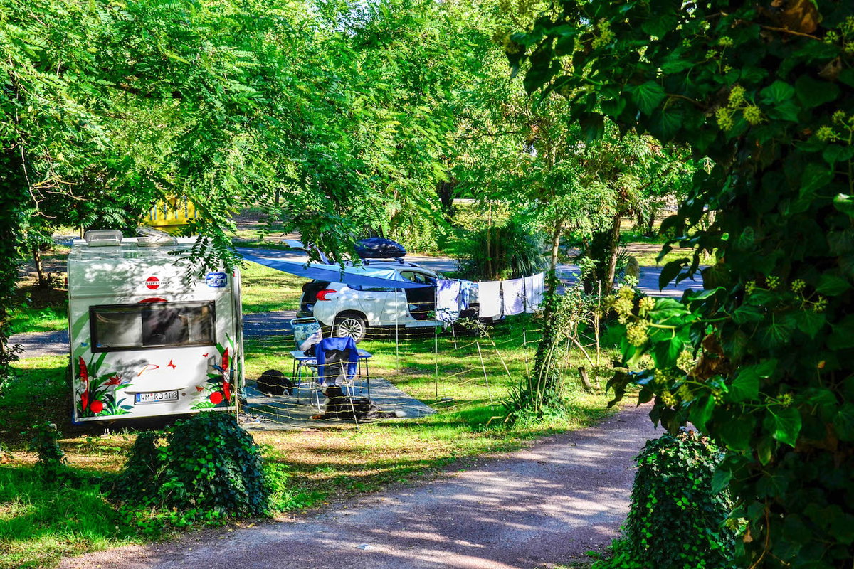 Campingplatz auf der französischen Insel Ile d Oleron