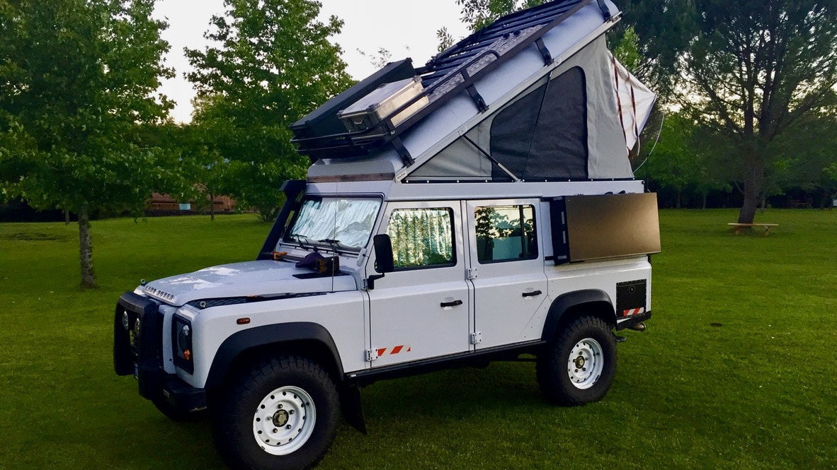 Der Mini-Camper Landrover Defender