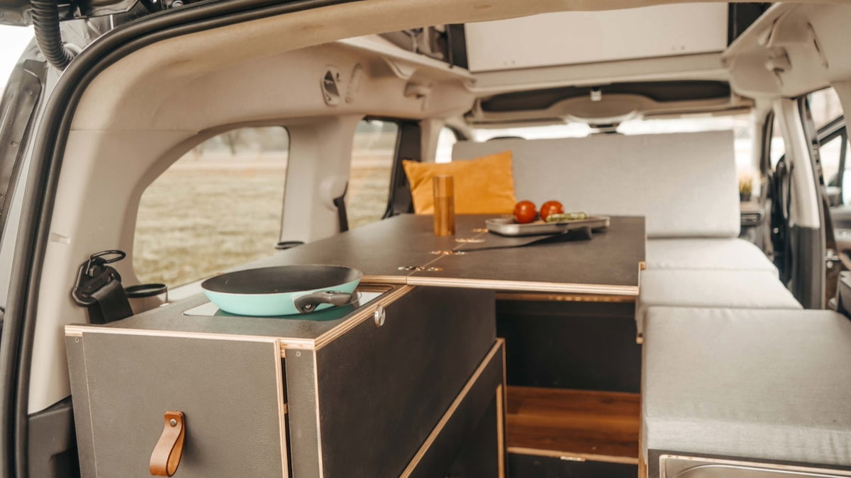 Küche vom Mini-Camper Vanderer Urban Camper