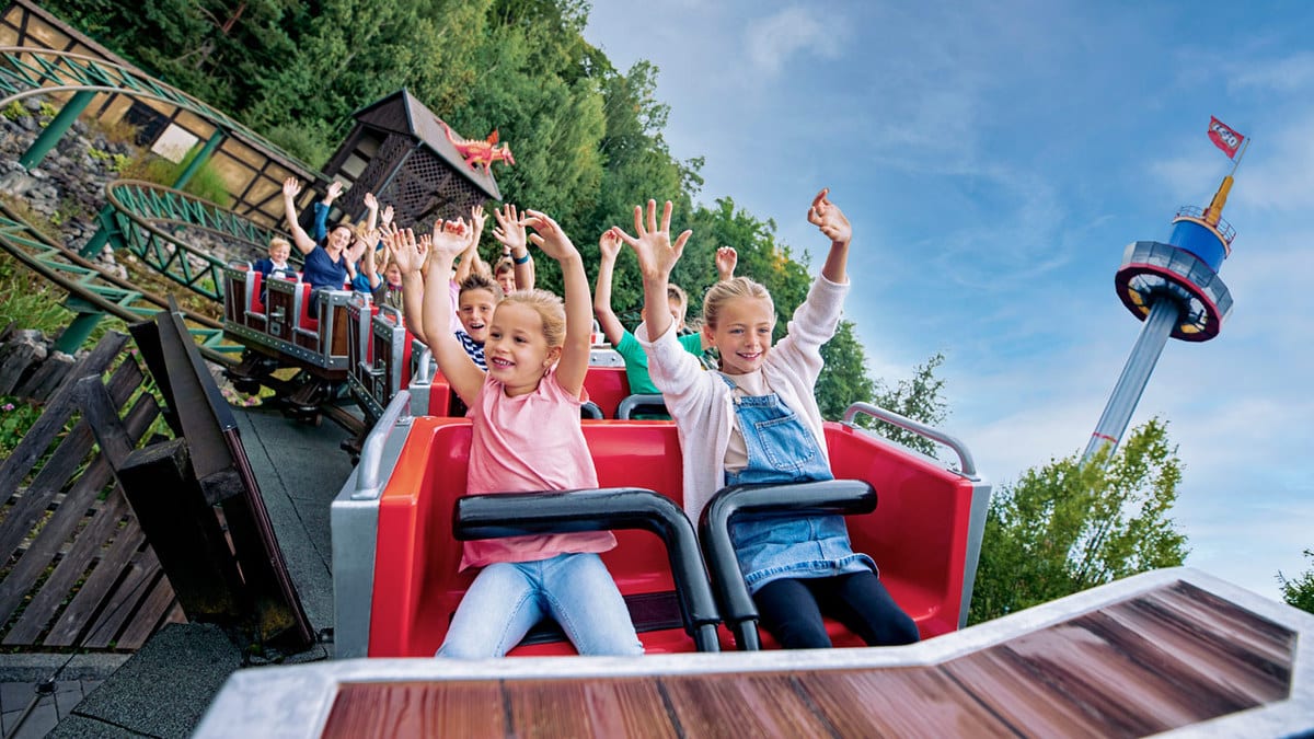 Die Drachenjagd im Legoland ein Freizeitpark in Deutschland
