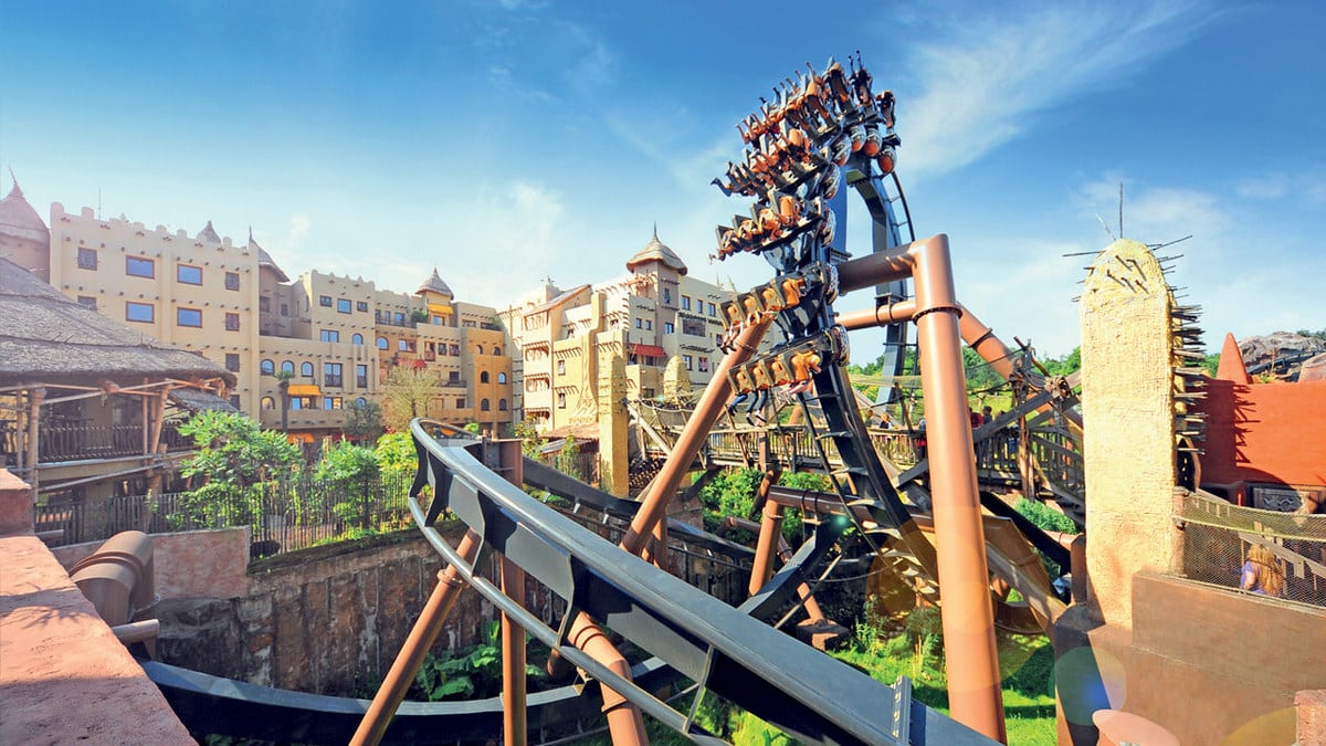 Black Mamba im Phantasialand beim Besuch mit Camping an Freizeitparks