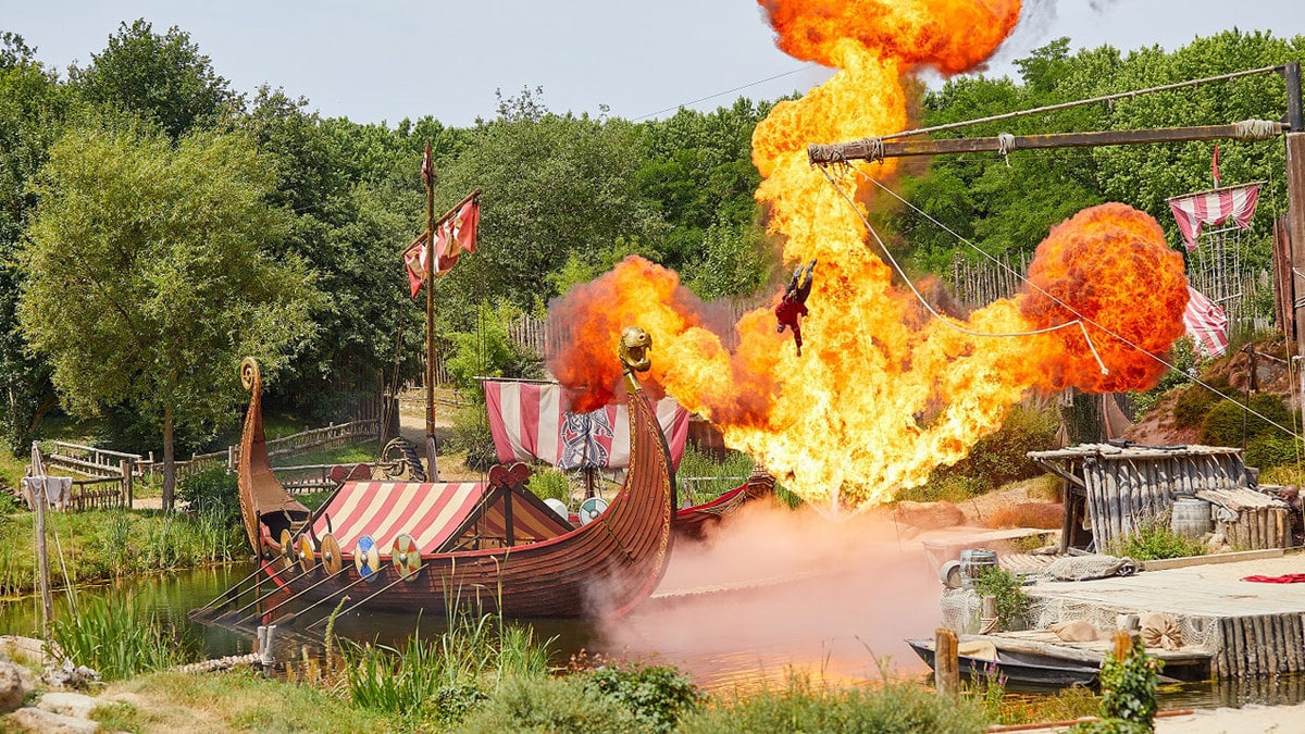 Les Vikings im Puy du Dou einem Freizeitpark in Europa
