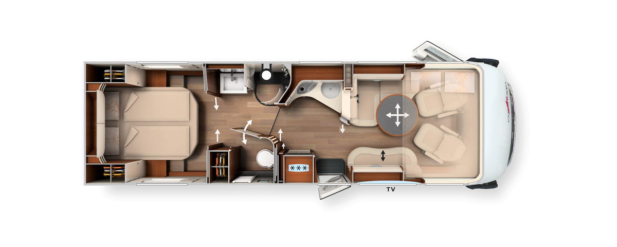 Carthago Chic S-Plus floor plan