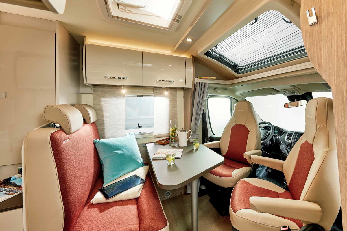 Comfortable living thanks to bright colors and high-quality materials. Bürstner GmbH &amp;amp; Co. KG