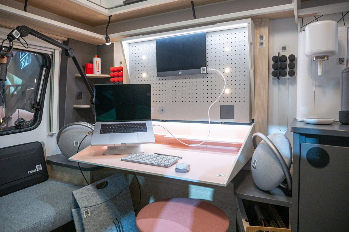 Fendt Concept Work & Connect Adfendture Caravan Salon 2023 Modell Connect Mobiles Office