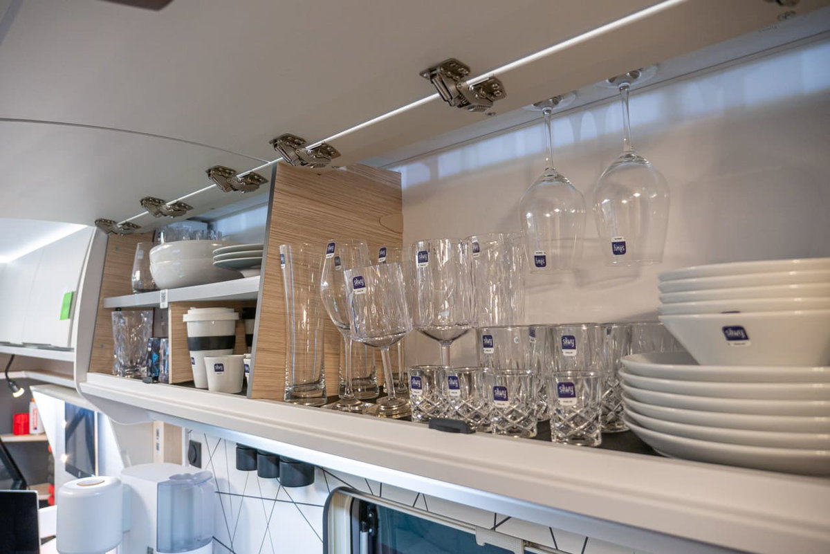 Fendt Concept Work & Connect Adfendture Caravan Salon 2023 Modell Connect Silwy magnetische Geschirrhalterung