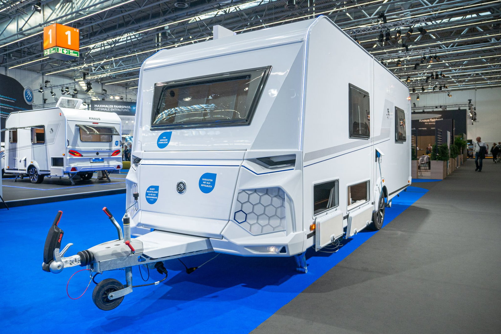 Knaus Yaseo 500 DK (2024): gas-free caravan with low weight - with 360° tour!