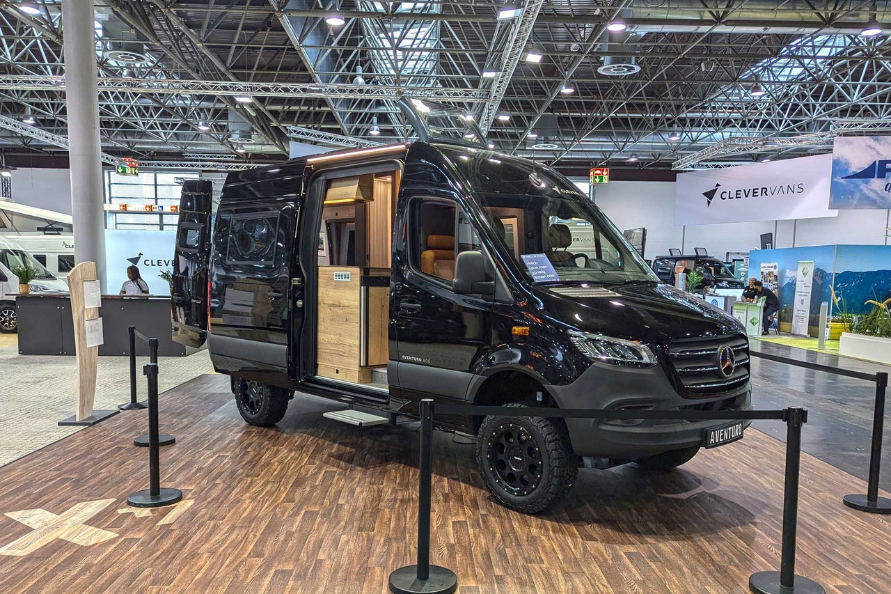 Clever Aventuro 600 Mercedes Sprinter 4×4 Allrad auf dem Caravan Salon 2024
