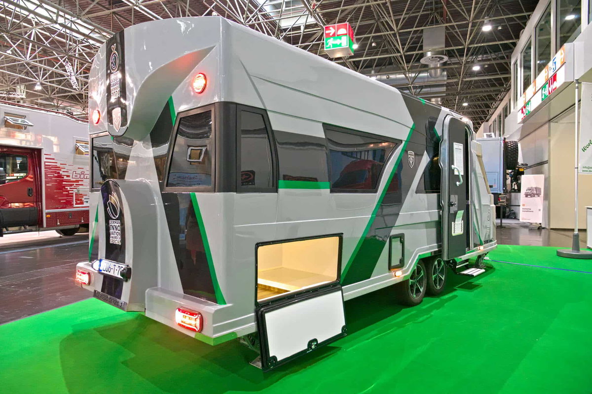 Derubis Series 7 Heckansicht Caravan Salon 2024