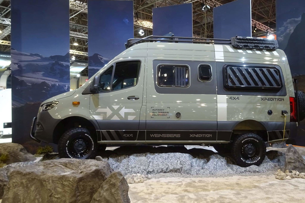 Offroader WEINSBERG X-PEDITION 600 MQ auf dem Caravan Salon