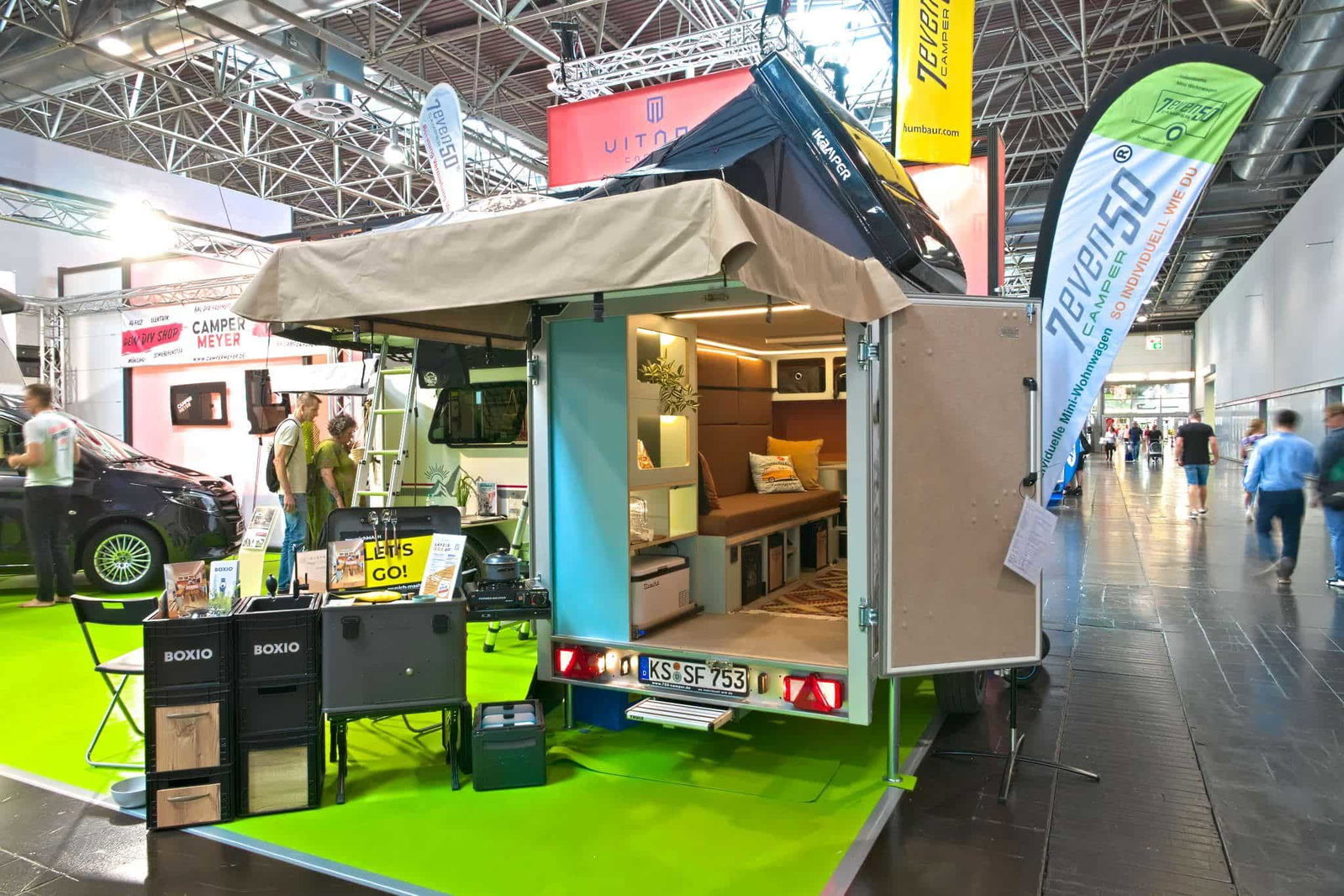 7even50 Mini-Travel (2025) - Mini caravan with roof tent and up to 5 sleeping places