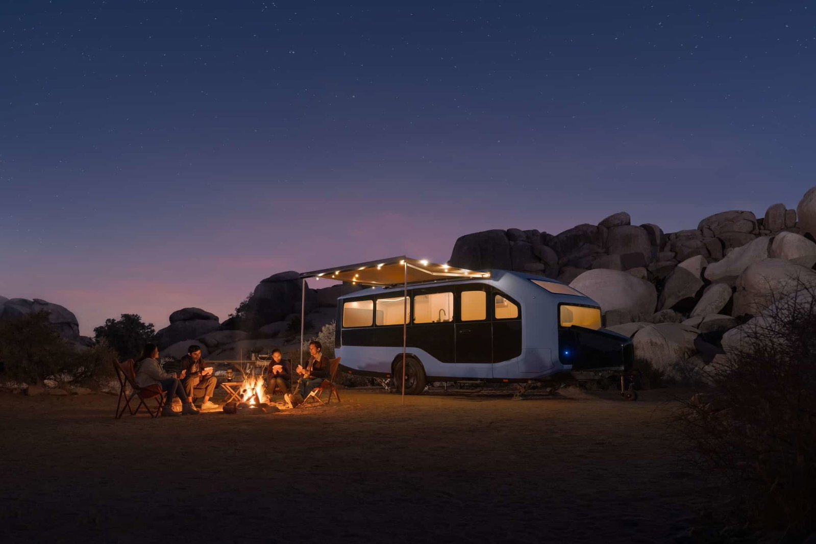 Pebble Flow at CES 2025: a glimpse into the future of the caravan