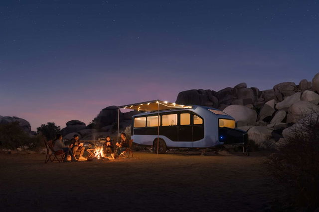 Pebble Flow at CES 2025: a glimpse into the future of the caravan