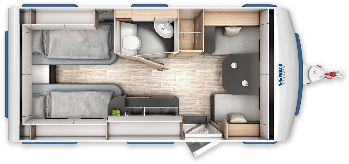 Floor plan of the Fendt Apero Activ 465 GE