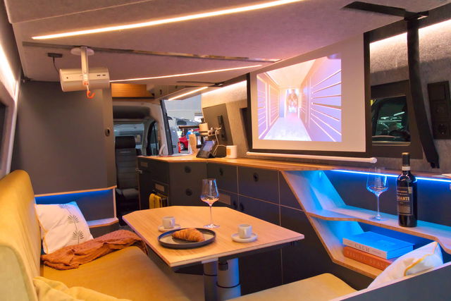 Endless Showers, Projector, Wardrobe Bathroom & Rear Bed: What's Inside a €300,000 Camper?
