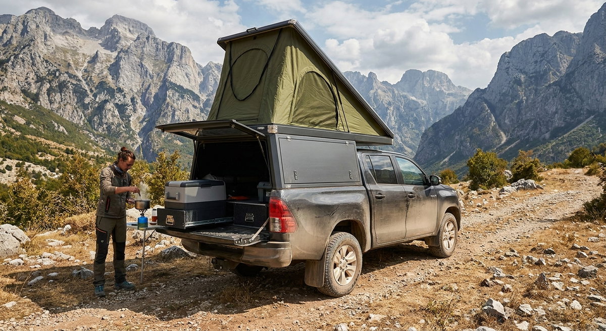 A classic canopy camper