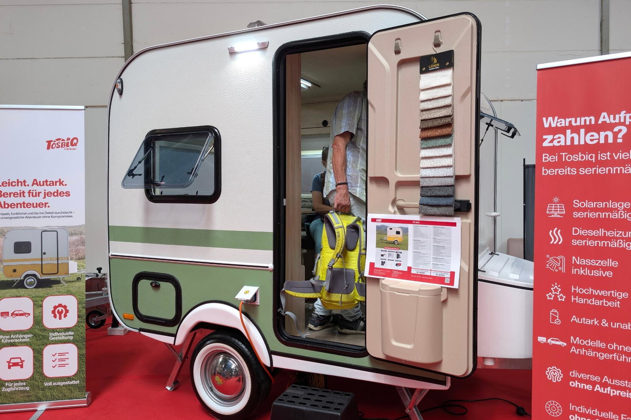Is this the smallest caravan in the world with a toilet and shower?